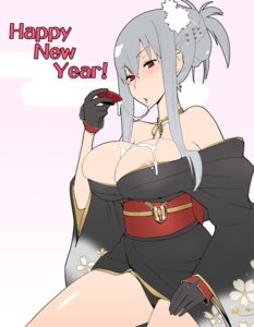 Rating: Explicit Score: 0 Tags: bare_shoulders breasts cleavage clothing cum cum_on_body cum_on_breasts cum_on_upper_body cum_string facial female gloves hair_ornament huge_breasts japanese_clothes kimono large_breasts long_hair new_year nipple_slip nipples ogata_mamimi panties red_eyes rule34 sakazuki selvaria_bles silver_hair solo valkyria_chronicles valkyria_chronicles_1 yukata User: bunchy7s