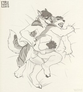 Rating: Explicit Score: 0 Tags: 2013 anal anal_penetration anthro balls bodily_fluids canid canine canis domestic_dog duo e621 erection genital_fluids genitals gryx husky hybrid licking lying male male/male male_penetrated male_penetrating male_penetrating_male mammal nordic_sled_dog nude open_mouth penetration penis precum raised_leg sex sketch slightly_chubby spitz tongue tongue_out wolf User: bunchy7s