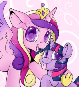 Rating: Safe Score: 0 Tags: crown duo e621 equid equine feathered_wings feathers female feral friendship_is_magic fur hair hasbro headgear horn looking_at_viewer lustrous-dreams mammal multicolored_hair my_little_pony mythological_creature mythological_equine mythology pink_body pink_feathers princess_cadance_(mlp) purple_body purple_feathers purple_fur purple_hair tongue twilight_sparkle_(mlp) two_tone_hair unicorn winged_unicorn wings young User: bunchy7s