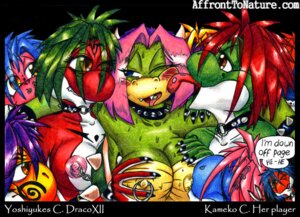 Rating: Explicit Score: 0 Tags: anthro blue_yoshi blush breasts collar drxii e621 female green_yoshi group kameko koopa licking mario_bros nintendo nipple_piercing nipples non-mammal_breasts non-mammal_nipples nude orange_yoshi piercing pink_yoshi red_yoshi reptile scalie spikes text tongue tongue_out url yoshi yuke_(drxii) User: bunchy7s