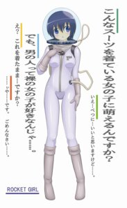 Rating: Safe Score: 0 Tags: armor black_hair blue_eyes bodysuit breasts clothing e621 female glistening gloves hair handwear headgear helmet hi_res human japanese_text mammal not_furry open_mouth short_hair simple_background skinsuit solo spacesuit text tight_clothing touchoku_shikan translation_request white_background zipper User: bunchy7s