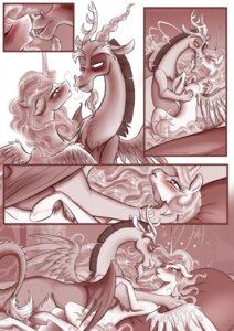 Rating: Questionable Score: 0 Tags: 2014 blush chimera comic cutie_mark discord_(mlp) draconequus e621 equid equine fangs feathered_wings feathers female feral friendship_is_magic fur hair half-closed_eyes hasbro hi_res horn inside long_hair mammal monochrome my_little_pony mythological_creature mythological_equine mythology narrowed_eyes open_mouth pillow princess_celestia_(mlp) star stepanda teeth tongue tongue_out winged_unicorn wings User: bunchy7s