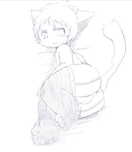 Rating: Explicit Score: 0 Tags: 2014 anthro anus backsack balls big_butt blush butt chest_tuft domestic_cat e621 feet felid feline felis frown fur genitals hair hindpaw kakuteki11029 line_art male mammal messy_hair paws presenting presenting_hindquarters shota solo tuft young young_anthro young_male User: bunchy7s