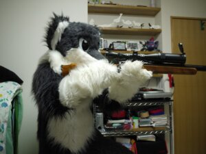 Rating: Safe Score: 0 Tags: ambiguous_gender anthro canid canine clothing costume e621 fox fursuit grandfathered_content gun mammal netiel photography_(artwork) ranged_weapon real rifle scope sniper_rifle solo weapon User: bunchy7s Rating: Safe Score: 0 Tags: ambiguous_gender anthro canid canine clothing costume e621 fox fursuit grandfathered_content gun mammal netiel photography_(artwork) ranged_weapon real rifle scope sniper_rifle solo weapon User: bunchy7s