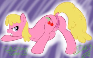 Rating: Explicit Score: 0 Tags: 2013 angry anus ass_up blonde_hair bodily_fluids butt cherry_berry_(mlp) clenched_teeth cutie_mark e621 english_text equid equine female feral friendship_is_magic frown fur genital_fluids genitals hair hasbro horse in_heat lildooks looking_back mammal my_little_pony pink_body pink_fur pony presenting presenting_hindquarters purple_eyes raised_tail signature solo tail teeth text vaginal_fluids vulva User: bunchy7s