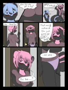 Rating: Questionable Score: 0 Tags: 3:4 5_fingers anthro awkward black_border blue_body blue_countershading blue_eyes blue_fur blue_hair blue_markings blue_stripes blush border breasts brother_(lore) brother_and_sister_(lore) brown_clothing brown_shirt brown_t-shirt brown_topwear clothed clothing comic countershading covering devon_(nikora_angeli) dialogue digital_media_(artwork) door duo e621 emanata english_text female fingers fluffy fluffy_tail front_view fur hair heart_symbol hi_res incest_(lore) inside intraspecies keri_(nikora_angeli) lying malachyte male male/female mammal markings medium_breasts mephitid motion_lines multicolored_body multicolored_fur nikora_angeli nude on_back one_eye_closed onomatopoeia open_mouth panties pillow pink_body pink_countershading pink_eyes pink_fur pink_hair pink_markings pink_stripes purple_clothing purple_panties purple_underwear rear_view shirt sibling_(lore) sister_(lore) skimpy skunk slim_anthro slim_female slim_male snout sound_effects speech_bubble standing stripes t-shirt tail tail_between_legs text thought_bubble topwear twincest_(lore) twins_(lore) two_tone_body two_tone_fur two_tone_tail underwear young young_anthro User: bunchy7s