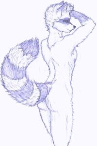 Rating: Questionable Score: 0 Tags: 2010 anthro biped blue_and_white butt cody_raccoon conditional_dnp cracky e621 fluffy fluffy_tail fur gloves_(marking) looking_at_viewer looking_back male mammal markings monochrome nude procyonid raccoon rear_view ring_(marking) ringed_tail simple_background sketch solo standing striped_markings striped_tail stripes tail tail_markings white_background User: bunchy7s