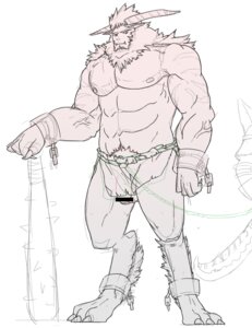 Rating: Explicit Score: 0 Tags: balls bottomwear captured censor_bar censored chain clothing club_(weapon) digitigrade e621 flaccid genitals hi_res horn humanoid ineffective_censorship ineffective_clothing ineffective_loincloth loincloth male melee_weapon penis rope sketch solo weapon 秋季 User: bunchy7s