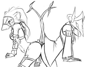 Rating: Questionable Score: 0 Tags: anthro ass_to_ass black_and_white burmecian butt clothed clothing crossover duo e621 entwined_tails female female/female final_fantasy final_fantasy_ix freya_crescent hasbro ink-eyes magic:_the_gathering mammal mask monochrome nezumi_(magic:_the_gathering) raised_tail rodent sildre sketch skimpy square_enix tail tail_coil wizards_of_the_coast User: bunchy7s