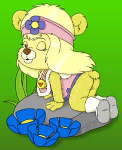 Rating: Explicit Score: 0 Tags: 4_fingers all_fours anthro anus ass bear blonde_fur blonde_hair boots bottomless brown_eyes brown_nose clothes clothing eyelashes female female_only flower footwear fur furry_ass furry_ears furry_tail green_background hair headband long_hair looking_aside looking_at_viewer mammal necklace paw_paws princess_paw_paw pussy rock round_ears rule34 side_view solo spy_(artist) tail wink User: bunchy7s