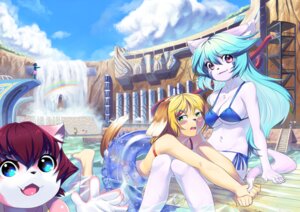 Rating: Questionable Score: 0 Tags: anthro aruurara barefoot bikini blush breasts canid canine cleavage clothed clothing detailed_background e621 feet female group inflatable kemono looking_at_viewer mammal navel outside plantigrade pool_toy rainbow side-tie_bikini side-tie_clothing side-tie_swimwear sitting skimpy sky stairs string_bikini swim_ring swimming_pool swimwear tail two-piece_swimsuit water User: bunchy7s