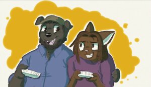 Rating: Safe Score: 0 Tags: :d anthro arin_hanson beard canid canine canis clothing controller domestic_cat domestic_dog duo e621 facial_hair felid feline felis game_controller game_grumps happy hat headgear headwear hug jon_jafari kitty-snake male mammal nintendo nintendo_controller open_mouth smile teeth tongue whiskers wii wii_remote User: bunchy7s