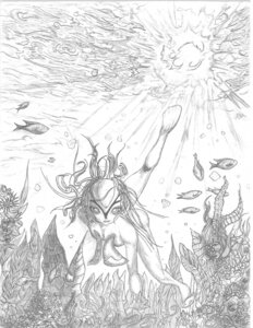 Rating: Questionable Score: 0 Tags: ambient_fish ambient_sealife animal_humanoid aquatic aquatic_humanoid blue_submarine_no._6 cloud e621 female female_humanoid fully_submerged graphite_(artwork) greyscale hair hi_res humanoid membrane_(anatomy) monochrome mutio nekobot nude nude_female nude_humanoid plant sketch sky solo sun traditional_media_(artwork) underwater water webbed_hands User: bunchy7s
