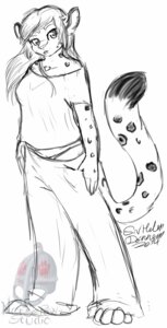 Rating: Safe Score: 0 Tags: anthro black_and_white clothed clothing e621 felid female looking_at_viewer mammal monochrome nicole_angel pantherine panties pose sivi snow_leopard solo spots underwear User: bunchy7s