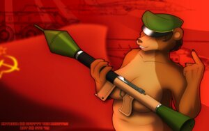 Rating: Questionable Score: 0 Tags: 16:10 2009 anthro bear big_breasts breasts communism copyright_symbol e621 female hammer_and_sickle holding_object holding_ranged_weapon holding_weapon in_soviet_russia mammal military natasha_(spotty_the_cheetah) nude overweight overweight_anthro overweight_female politics ranged_weapon rocket rocket_launcher rostec rpg-7 russia russian slightly_chubby solo soviet_union spotty_the_cheetah symbol wallpaper weapon widescreen User: bunchy7s Rating: Questionable Score: 0 Tags: 16:10 2009 anthro bear big_breasts breasts communism copyright_symbol e621 female hammer_and_sickle holding_object holding_ranged_weapon holding_weapon in_soviet_russia mammal military natasha_(spotty_the_cheetah) nude overweight overweight_anthro overweight_female politics ranged_weapon rocket rocket_launcher rostec rpg-7 russia russian slightly_chubby solo soviet_union spotty_the_cheetah symbol wallpaper weapon widescreen User: bunchy7s