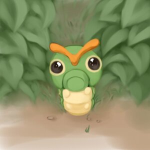 Rating: Safe Score: 0 Tags: 1:1 ambiguous_gender amuy antennae_(anatomy) arthropod black_eyes caterpie e621 generation_1_pokemon insect larva looking_at_viewer low_res nintendo plant pokemon pokemon_(species) shrub solo stare User: bunchy7s