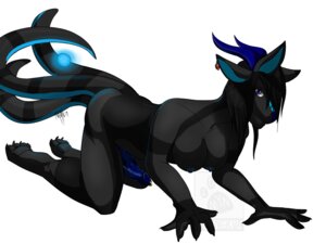 Rating: Explicit Score: 0 Tags: 3_tails 4_ears all_fours anthro arisu_starfall blue_eyes breasts chimera e621 ear_piercing erection genital_piercing genitals glowing gynomorph horn hybrid intersex looking_at_viewer magic multi_ear multi_tail mynerva nipples nude paws penis penis_piercing piercing prehensile_cloaca_hood prince_albert_piercing simple_background solo stripes tail white_background User: bunchy7s