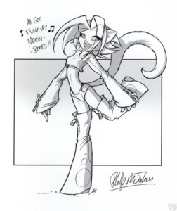 Rating: Safe Score: 0 Tags: anthro biped clothed clothing conditional_dnp domestic_cat e621 english_text felid feline felis female greyscale hair jollyjack kat_vance mammal midriff monochrome musical_note musical_symbol on_one_leg open_mouth sequential_art simple_background solo standing symbol tail text white_background zipper User: bunchy7s