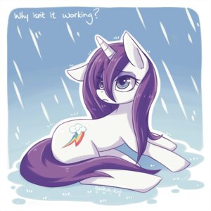 Rating: Safe Score: 0 Tags: 1:1 2013 blue_eyes cutie_mark e621 equid equine eyeshadow female feral friendship_is_magic fur hair hasbro horn makeup mammal my_little_pony mythological_creature mythological_equine mythology outside purple_eyeshadow purple_hair quadruped question_mark raining rarity_(mlp) sad solo space-kid tail unicorn wet wet_mane white_body white_fur User: bunchy7s