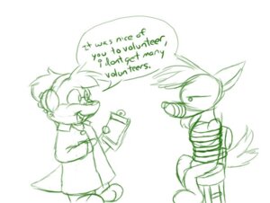 Rating: Safe Score: 0 Tags: ambiguous_gender anthro bound canid canine dialogue duo e621 english_text fur green_and_white male mammal monochrome nemo scientist simple_background tail text User: bunchy7s Rating: Safe Score: 0 Tags: ambiguous_gender anthro bound canid canine dialogue duo e621 english_text fur green_and_white male mammal monochrome nemo scientist simple_background tail text User: bunchy7s