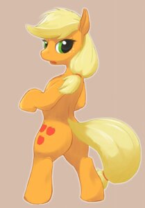 Rating: Safe Score: 0 Tags: anthro applejack_(mlp) baltomutt biped blonde_hair butt cutie_mark e621 earth_pony equid equine female freckles friendship_is_magic green_eyes hair hasbro horse looking_back mammal my_little_pony pony solo standing tail User: bunchy7s