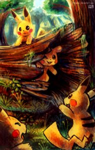 Rating: Safe Score: 0 Tags: ambiguous_gender brown_eyes detailed_background digital_media_(artwork) e621 feral forest fur generation_1_pokemon grass group haychel hi_res mammal moss nintendo outside pikachu plant pokemon pokemon_(species) rodent smile tail text tree url wood yellow_body yellow_fur User: bunchy7s