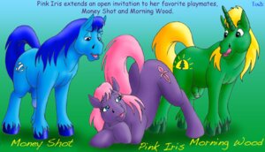 Rating: Explicit Score: 0 Tags: 2000 blonde_hair blue_body blue_eyes blue_fur blue_hair butt cutie_mark e621 english_text equid equine erection fan_character female feral fur genitals green_body green_eyes green_fur group hair hasbro hooves horn looking_back male mammal mlp_g1 my_little_pony mythological_creature mythological_equine mythology open_mouth penis pink_hair pre-g4 presenting presenting_hindquarters purple_body purple_fur tanamin-wingate text tongue unicorn User: bunchy7s