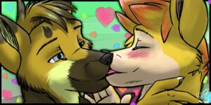 Rating: Safe Score: 0 Tags: 2013 2:1 anthro blush canid canine canis domestic_dog duo e621 eyes_closed fox fur german_shepherd hair herding_dog kissing male male/male mammal open_mouth pastoral_dog rileysockfoxy rileysockfoxy_(character) smile tongue treyll-sheppy User: bunchy7s
