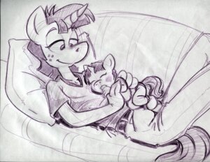 Rating: Safe Score: 0 Tags: anthro anthrofied child clothed clothing duo e621 equid equine father_(lore) father_and_child_(lore) female friendship_is_magic good_parenting hasbro horn king-cheetah male mammal my_little_pony mythological_creature mythological_equine mythology neonate parent_(lore) parent_and_child_(lore) snails_(mlp) tail traditional_media_(artwork) unicorn young young_anthro User: bunchy7s