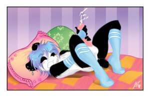 Rating: Explicit Score: 0 Tags: anthro balls bear bed biped blue_hair bo_(j3t) bodily_fluids border chinese clothed clothing crossdressing cum e621 erection eyes_closed femboy footwear furniture genital_fluids genitals giant_panda hair heart_symbol humanoid_genitalia humanoid_penis inside j3t legwear male mammal masturbation on_bed penile penile_masturbation penis piercing socks solo white_border User: bunchy7s