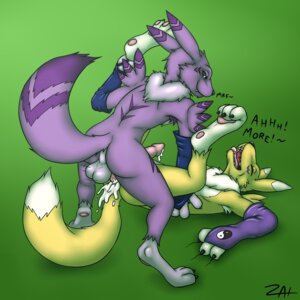 Rating: Explicit Score: 0 Tags: 1:1 alternate_color anal anal_penetration animal_genitalia animal_penis anthro armpit_hair balls bandai_namco black_sclera bodily_fluids body_hair canid canine canine_genitalia canine_penis chest_tuft chevy_(zaigane) claws clothing cum cum_in_ass cum_inside digimon digimon_(species) digitigrade duo e621 english_text erection eyes_closed facial_markings fan_character feet fur genital_fluids genitals gloves handwear head_markings hi_res hindpaw intraspecies legs_up lying male male/male male_penetrated male_penetrating male_penetrating_male mammal markings mostly_nude nude on_back open_mouth pawpads paws penetration penis renamon sex text tuft white_body white_fur yellow_body yellow_fur zaigane User: bunchy7s