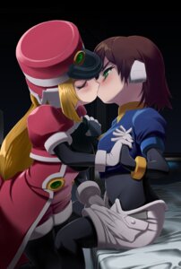 Rating: Questionable Score: 0 Tags: 2girls aile bed blonde_hair blush breast_grab breast_squeeze breasts brown_hair closed_eyes clothing female female_protagonist green_eyes hand_holding kiss kissing long_hair machbow mega_man mega_man_zx multiple_females multiple_girls mutual_yuri prairie rule34 short_hair yuri User: bunchy7s