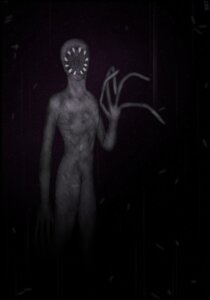 Rating: Questionable Score: 0 Tags: alien ambiguous_gender dark_theme digital_media_(artwork) e621 hi_res humanoid long_fingers monochrome monster monstrous_humanoid mot nightmare_fuel solo teeth User: bunchy7s