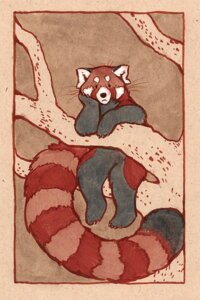 Rating: Safe Score: 0 Tags: ailurid anthro arm_support biped border branch brown_background brown_body brown_fur claws e621 feet front_view frown fur grey_body grey_fur in_tree leaning_on_elbow long_tail looking_at_viewer louvelex male mammal markings nude on_branch plant red_panda ring_(marking) ringed_tail sad simple_background sitting sitting_on_branch solo striped_markings striped_tail stripes tail tail_markings tree whiskers white_body white_fur wood User: bunchy7s