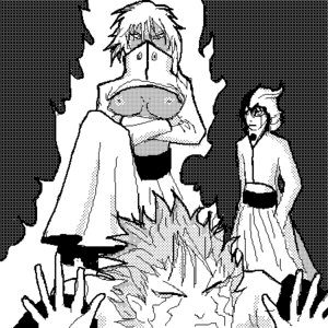 Rating: Explicit Score: 0 Tags: 1girls 2boys arrancar bleach clothed clothing dark-skinned_female dark_skin espada female grimmjow_jaegerjaquez male rule34 tagme tia_harribel ulquiorra_cifer User: bunchy7s