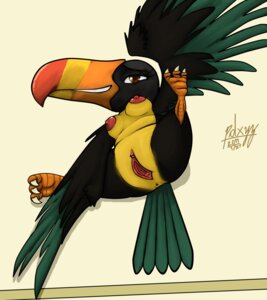 Rating: Explicit Score: 0 Tags: 2011 anthro anus avian beak biped bird black_body black_feathers breasts brown_eyes butt cartoon_network claws clitoris e621 feathered_wings feathers female genitals green_body green_feathers hi_res keel-billed_toucan looking_at_viewer lupe_toucan lying my_gym_partner's_a_monkey nipples non-mammal_breasts non-mammal_nipples nude on_back pdxyz piciform presenting presenting_hindquarters presenting_vulva solo spread_legs spreading tail tail_feathers teeth toothed_beak toucan true_toucan vulva wings User: bunchy7s