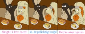 Rating: Safe Score: 0 Tags: breasts cleavage clothed clothing domestic_cat drake_(skybrigidrain) duo e621 english_text felid feline felis female food hot_dog hybrid innuendo lagomorph leporid long_ears male mammal molly_(skybrigidrain) rabbit skybrigidrain taco text User: bunchy7s Rating: Safe Score: 0 Tags: breasts cleavage clothed clothing domestic_cat drake_(skybrigidrain) duo e621 english_text felid feline felis female food hot_dog hybrid innuendo lagomorph leporid long_ears male mammal molly_(skybrigidrain) rabbit skybrigidrain taco text User: bunchy7s