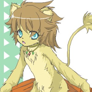 Rating: Questionable Score: 0 Tags: 1:1 aliasing anthro big_eyes blue_eyes brown_hair chest_tuft digital_media_(artwork) e621 felid female fur hair hyrax511 jewelry kemono lion low_res mammal necklace nude open_mouth pantherine raised_tail solo tail tail_tuft tan_body tan_fur tuft young young_anthro young_female User: bunchy7s