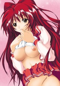 Rating: Explicit Score: 0 Tags: 1girls bra bra_lift breasts brown_eyes clothes_lift clothing female fujishiro_seiki kousaka_tamaki large_breasts lingerie long_hair nipples open_clothes open_shirt red_hair rule34 school_uniform serafuku shirt skirt skirt_lift solo to_heart_(series) to_heart_2 underwear undressing white_bra User: bunchy7s