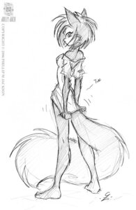 Rating: Safe Score: 0 Tags: 2006 anthro artist_logo artist_name barefoot biped black_and_white breasts claws clothed clothed_anthro clothed_female clothing clothing_pull conditional_dnp dated e621 english_text eurasian_red_squirrel feet female female_anthro full-length_portrait fur hair handwritten_text hatching_(art) jollyjack line_art logo looking_at_viewer looking_back looking_back_at_viewer mammal monochrome pen_(artwork) plantigrade portrait pose rear_view rodent scarlet_(sequential_art) sciurid sequential_art shaded shirt shirt_pull short_hair simple_background slim solo standing tail text three-quarter_view toes topwear topwear_pull traditional_media_(artwork) tree_squirrel User: bunchy7s
