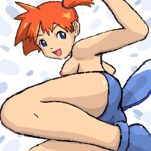 Rating: Explicit Score: 0 Tags: artist_request breasts clothing cosplay female female_only human human_only kasumi_(pokemon) lowres nipples orange_hair pokemon pokemon_(cosplay) pokemon_rgby poliwag_(cosplay) rule34 small_breasts solo straight_hair topless User: bunchy7s
