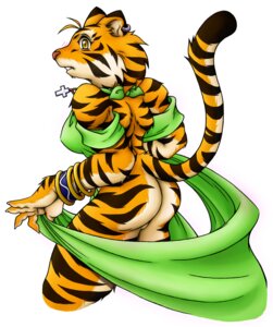 Rating: Questionable Score: 0 Tags: anthro butt e621 felid female jewelry mammal necklace pantherine simple_background solo stripes tail tiger unknown_artist white_background User: bunchy7s