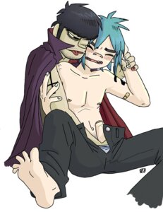 Rating: Explicit Score: 0 Tags: 2d_(demon_days) 2d_(gorillaz) animated duo erection gorillaz male male_only multiple_boys multiple_males murdoc_niccals murdoc_niccals_(demon_days) penis rule34 tagme upside_down_cross yaoi User: bunchy7s