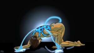 Rating: Explicit Score: 0 Tags: 1boy alien all_fours anal bent_over black_background blue_beetle brown_hair chloemalfoy color dc dc_comics human insect jaime_reyes khaji_da male malesub nude restrained rule34 tagme tentacle tentacle_on_male User: bunchy7s