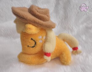 Rating: Safe Score: 0 Tags: applejack_(mlp) blonde_hair clothing cowboy_hat e621 earth_pony equid equine eyes_closed female freckles friendship_is_magic hair hasbro hat headgear headwear hi_res horse mammal my_little_pony pinkuart plushie pony sleeping solo tail toy User: bunchy7s