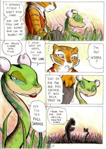 Rating: Safe Score: 0 Tags: anthro better_late_than_never blue_eyes comic daigaijin dialogue dreamworks e621 ellipsis english_text felid female grass kung_fu_panda mammal master_tigress master_viper pantherine plant red_eyes reptile sage_advice scalie snake text tiger viper User: bunchy7s
