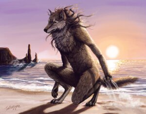 Rating: Safe Score: 0 Tags: ambiguous_gender anthro beach canid canine canis detailed_background e621 mammal mythological_canine mythological_creature mythology outside realistic rock sand sea seaside sky solo sun sunset tail talliesynn water werecanid werecanine werecreature werewolf wolf yellow_eyes User: bunchy7s