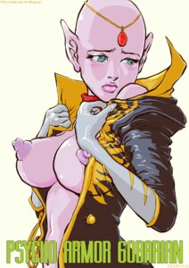 Rating: Explicit Score: 0 Tags: 1girls alien_female bald bald_female blush breasts embarrassed female female_alien female_only gloves green_eyes lowres melia nipples open_clothes open_shirt oprince pink_skin pointy_ears psycho_armor_govarian puffy_nipples rule34 shirt solo solo_female User: bunchy7s