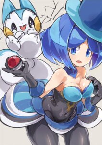 Rating: Questionable Score: 0 Tags: 801yamaarashi battle_chatelaine_evelyn blue_eyes blue_hair breasts cleavage clothed clothing duo e621 female generation_4_pokemon hair hat headgear headwear holding_object holding_pokeball human mammal nintendo open_mouth pachirisu pokeball pokemon pokemon_(species) rodent sciurid standard_pokeball User: bunchy7s
