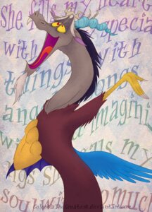 Rating: Safe Score: 0 Tags: blue_body blue_feathers celestiathegreatest chimera discord_(mlp) draconequus e621 english_text feathered_wings feathers friendship_is_magic hasbro male membrane_(anatomy) membranous_wings mismatched_wings my_little_pony open_mouth red_eyes singing solo text tongue wings User: bunchy7s